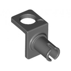 Minifigure, Neck Bracket with Technic Pin: {тъмно каменно сив}