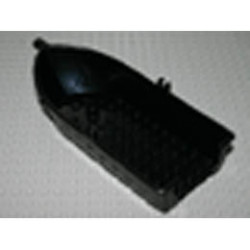 Boat, 18 x 8 x 3 1/3 with Oarlocks: {черен}