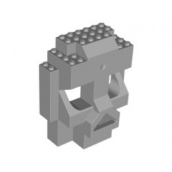 Череп от камък: {умерено каменно сив}