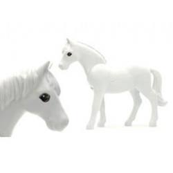 Horse, Belville (Undetermined Pattern Type): {светло каменно сив}