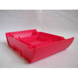 Boat, Hull Giant Middle 16 x 22, Base: {ярко червен}