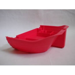 Boat, Hull Giant Stern 16 x 22, Base: {ярко червен}