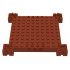 Brick, Modified 12 x 12 Base: {червеникаво-кафяв}