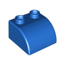 Quatro Brick 2 x 2 with Curved Top: {ярко син}