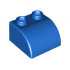 Quatro Brick 2 x 2 with Curved Top: {ярко син}