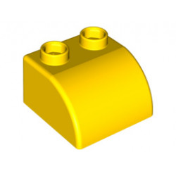 Quatro Brick 2 x 2 with Curved Top: {ярко жълт}