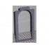 Belville Wall, Door Frame Arched 1 x 8 x 12: {тъмно каменно сив}