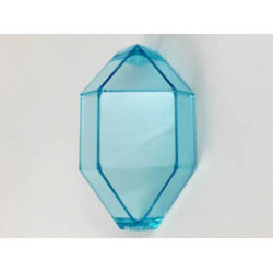 Panel 3 x 3 x 6 Corner Convex: {прозрачно светло син}