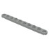 Technic, Plate 1 x 10 with Toothed Ends : {сив}