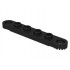 Technic, Plate 1 x 6 with Toothed Ends : {черен}
