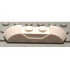Slope, Curved 4 x 1 with Two Studs: {бял}