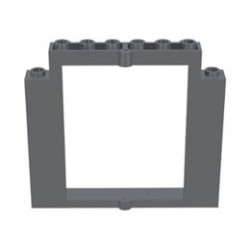 Door Frame 2 x 8 x 6 Swivel without Bottom Notches: {тъмно каменно сив}