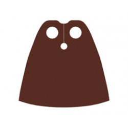 Minifigure, Cape Cloth, Standard - Traditional Starched Fabric - Height 4 cm (22231) : {земно оранжев}
