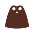 Minifigure, Cape Cloth, Standard - Traditional Starched Fabric - Height 4 cm (22231) : {земно оранжев}