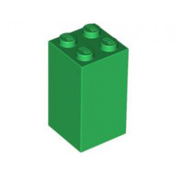 Тухличка 2X2x3 : {тъмно зелен}