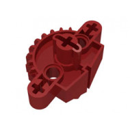 Bionicle Matoran Torso, Gear 9 Tooth with 3 Axle Holes and 2 Pin Holes: {нов тъмно червен}