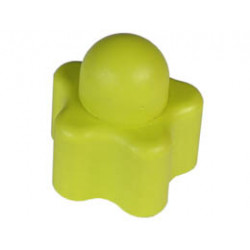 Primo Brick 1 x 1, Star: {умерено жълто-зелен}