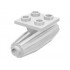 Engine, Strakes, 2 x 2 Thin Top Plate: {бял}