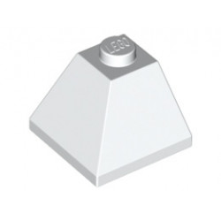 Ъглова Тухличка 2X2/45° отвън : {бял}