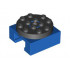Turntable 4 x 4 Locking Grooved Base with Black Top: {ярко син}