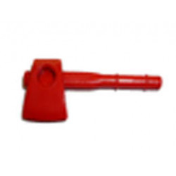 Minifigure, Utensil Axe, Fabuland: {ярко червен}