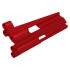 Technic, Panel Fairing # 4 Large Long, Large Holes, Side B: {ярко червен}