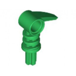 Bionicle 2 x 3 Axle Connector with Tooth: {тъмно зелен}