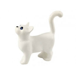Cat, Belville / Scala, Standing with Blue Eyes and Black Nose Pattern: {бял}