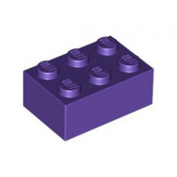 Тухличка 2X3: {светло виолетов}
