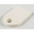 Tile, Modified 3 x 2 with Hole: {бял}