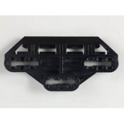 Technic, Axle Connector Block 3 x 6 with 6 Axle Holes: {черен}
