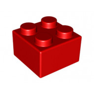 Brick, Soft 2 x 2: {ярко червен}
