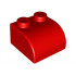 Brick, Soft 2 x 2 with Curved Top: {ярко червен}