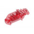 Bionicle Head Connector Block Eye/Brain Stalk (Toa Metru): {прозрачно червен}
