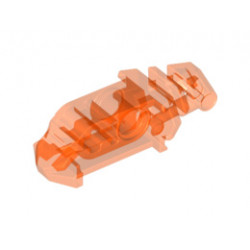 Bionicle Head Connector Block Eye/Brain Stalk (Toa Metru): {прозрачно флуорисциращо червеникаво оранжев}