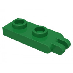 Hinge Plate 1 x 2 with 2 Fingers : {тъмно зелен}