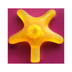 Starfish / Sea Star: {прозрачен огнено жълт}