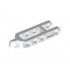 Technic, Steering Arm 6.5 x 2 with Tow Ball Socket Rounded, Chamfered : {бял}