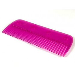 Clikits Hair Comb with 4 Holes: {прозрачен умерено червеникаво виолетов}