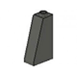 Покривна плочка 1X2x3/73° : {тъмно сив}