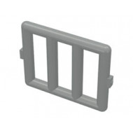 Bar 1 x 4 x 3 Window Grille : {сив}