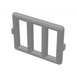 Bar 1 x 4 x 3 Window Grille : {сив}