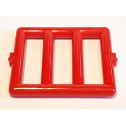 Bar 1 x 4 x 3 Window Grille : {ярко червен}
