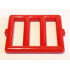 Bar 1 x 4 x 3 Window Grille : {ярко червен}