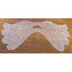 Plastic Part for Set 5961 - Belville Horse Wings: {прозрачен с блясък}