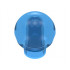 Brick, Round 1 x 1 with Ball (Finial): {прозрачно флуорисциращо син}