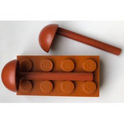 Minifigure, Utensil Ladle / Spoon: {ръждив}