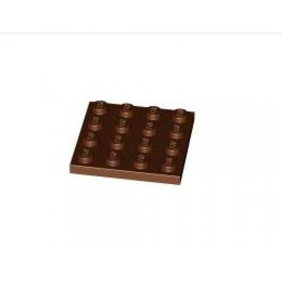 Плочка 4X4 : {червеникаво-кафяв}