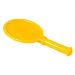 Scala Utensil Hand Mirror: {огнено жълто-оранжев}