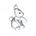Bunny / Rabbit, Belville with Orange Eyes and Black Nose Pattern: {бял}